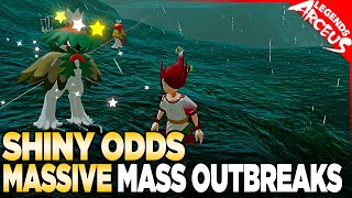 Should You Update Massive Mass Outbreak Shiny Odds  Pokemon Legends Arceus V11 [upl. by Felizio432]