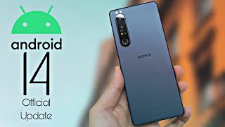 Sony Xperia 1 III Android 14 Update [upl. by Ddal]