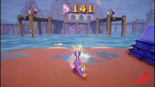 Spyro Reignited Trilogy Harbor Speedway Hunters Pursuit [upl. by Rebna]