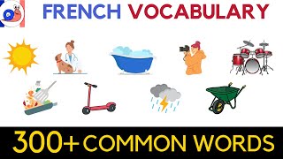 Learn 300 words in French with pictures Useful Vocabulary [upl. by Kain]