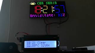 RPi Pico W Weather Station Clock using MicroPhython 4 [upl. by Nellac100]