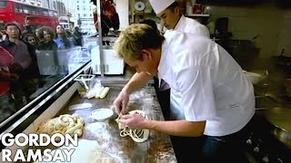 Noodle Pulling  Gordon Ramsay [upl. by Roselle]