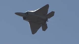 USAF F22A Raptor Display Trade day Avalon Airshow 2023 [upl. by Eselahc]