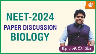 neet2024 biosolutions by AD SIR gurukulpathshala [upl. by Ahsiad]