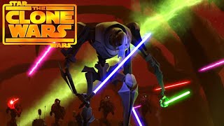 Grievous Massacres the Nightsisters 4K HDR  Star Wars The Clone Wars [upl. by Irme]