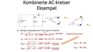 42 Kombinerte AC  Eksempel oppgave  Elektroteknikk for Fagskole [upl. by Ifok]