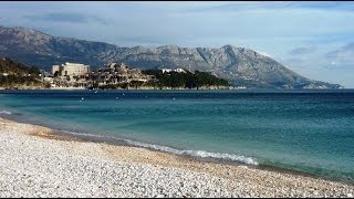 Beach Slovenska plaža Budva  Montenegro [upl. by Selimah]