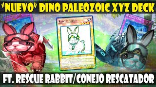 NUEVO DINODINOSAURIO PALEOZOIC XYZ DECK  FT RESCUE RABBITCONEJO RESCATADOR  DUEL LINKS [upl. by Annunciata]