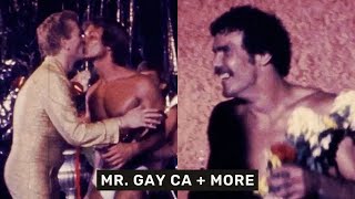 Mr Gay CA  More 1974  Newsreel Clips [upl. by Naujak948]