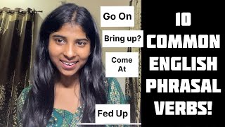 Top 10 English Phrasal Verbs  english learning speaking learn phrasalverbs top10 top [upl. by Misty]