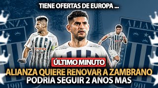 ¿CARLOS ZAMBRANO SE QUEDA EN ALIANZA LIMA PARA EL 2025 💥ZAMBRANO SE RETIRA O SEGUIRÁ JUGANDO💥 [upl. by Eneliak]