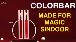 Colorbar Liquid Sindoor Swatch  Colorbar Liquid Sindoor Review Red and Maroon SakshiNarang8 [upl. by Bruns]