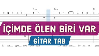 Ahmet Kaya  İçimde Ölen Biri Var  Gitar Tab [upl. by Gnal]