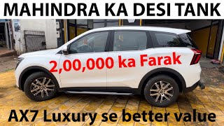 Mahindra XUV700 AX7 without Luxury Pack  Walkaround And Differences  Looks very Premium and Good [upl. by Arny]