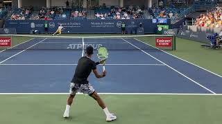 オジェアリアシムのフォアハンドストローク（スロー）  Felix Auger Aliassime Forehand Stroke Slow Motion [upl. by Tharp]