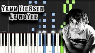 Yann Tiersen  La Noyée  Piano Tutorial Synthesia Download MIDI [upl. by Onifur]