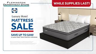 Flemington Department Store Luxury Hotel Mattress Sale [upl. by Hilbert385]