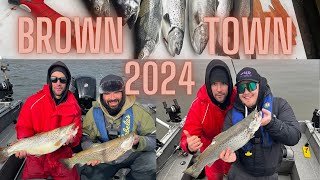 Brown Town 2024 OSWEGO Fishing for brown trout [upl. by Davy]