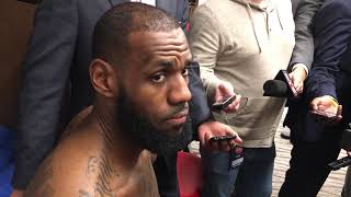 LeBron James talks minutes Jose Calderon stepping up in win over Pistons  ESPN [upl. by Jenks358]