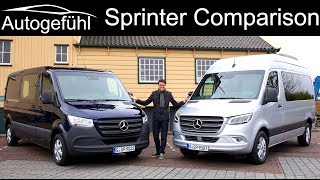 Mercedes Sprinter FULL REVIEW allnew 2019 Tourer vs Cargo Van comparison  Autogefühl [upl. by Trebmer]