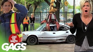 Crazy Car Pranks  Best Of Just For Laughs Gags [upl. by Platas]