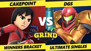 The Grind 287  Cakepoint Mii Brawler Vs DGS Samus Smash Melee  SSBM [upl. by Kira]