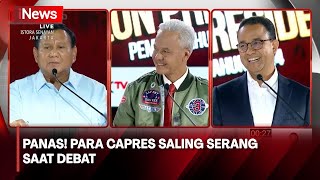 Full Panas Debat Ketiga Pemilu 2024 Para Capres Saling Serang [upl. by Sturrock699]