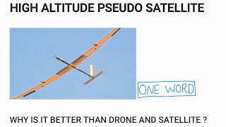 HIGH ALTITUDE PSEUDO SATELLITE One word for upsc prelims [upl. by Seiber]