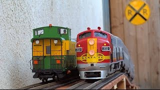 Big Model Trains Running In and Out Of My House [upl. by Plafker]