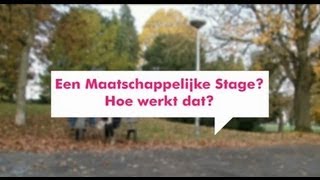 Maatschappelijke Stage Hoe werkt dat [upl. by Kovacs]