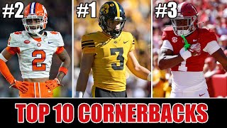 Top 10 CORNERBACKS In The 2024 NFL Draft  Post Season Rankings [upl. by Nwadahs]