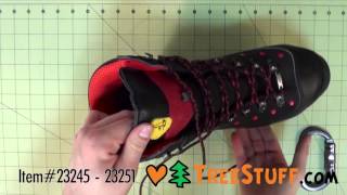 Pfanner Matterhorn Chainsaw Protection Boots  TreeStuffcom 360 View [upl. by Gwenora]