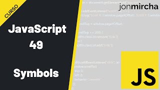 Curso JavaScript 49 Symbols  jonmircha [upl. by Ku]