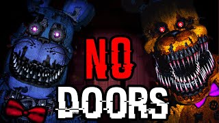 Is it POSSIBLE to Beat FNAF 4 WITHOUT DOORS [upl. by Simmie]