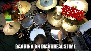 INTESTINAL DISGORGE GAGGING ON DIARRHEAL SLIME STUDIO FOOTAGE [upl. by Dearden]