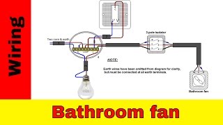 How to wire bathroom fan UK [upl. by Isnam]