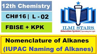 NOMENCLATURE OF ALKANES OR IUPAC NAMING OF ALKANES CLASS 12 CHEMISTRY [upl. by Connor]