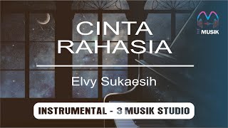 CINTA RAHASIA  Elvy Sukaesih  Karaoke  3 Musik Studio [upl. by Cameron]