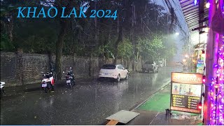 Khao Lak endlich Regen 2024 finally rain March Thailand Phang Nga Phuket Bang Niang Beach [upl. by Undis]