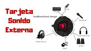 Tarjeta Sonido Externa usb [upl. by Akcebar]