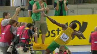 Usain Bolt  958 Sec New World Record In Berlin 2009 [upl. by Lavern]