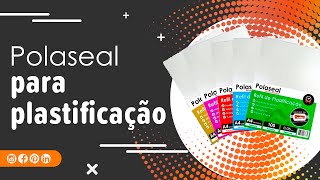 Polaseal Plástico Para Plastificação Diversos tamanhos  CPM OFFICE [upl. by Adna285]