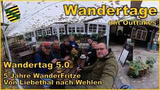 WANDERTAG 50  5 JAHRE WANDERFRITZE  Liebethaler Grund amp Uttewalder Grund  S8 F3 [upl. by Ruhl]