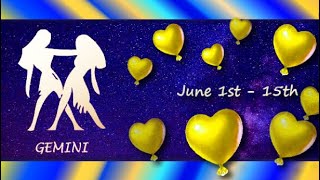 Gemini June 1st  15th OVERWHELMED with FEELINGS of LOVE Wanting a SECOND CHANCE with YOU [upl. by Norred]