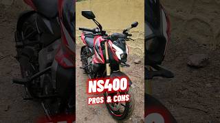 Bajaj Pulsar NS400 Pros amp Cons bajaj pulsarns400 ns400 trending viral [upl. by Ecaj]