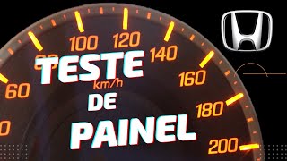 Teste Luzes Painel Instrumento Modo Diagnóstico HONDA FIT CITY [upl. by Peppel]