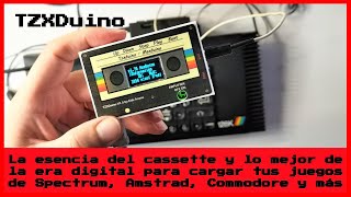 ✅ TZXDuino  Carga tus juegos de Spectrum Amstrad Commodores y más como en un cassette [upl. by Aleahs]