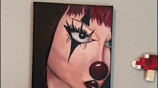 timelapse clown painting [upl. by Furlong626]