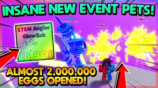 HATCHING BEST NEW 175M EVENT PETS  Clicker Simulator Roblox [upl. by Suhpesoj703]