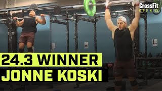 Jonne Koski Wins Open Workout 243 [upl. by Theresina865]